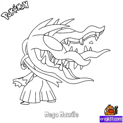 Free printable Mega Mawile Coloring Page - Free Printable Pokemon Coloring Sheets coloring page